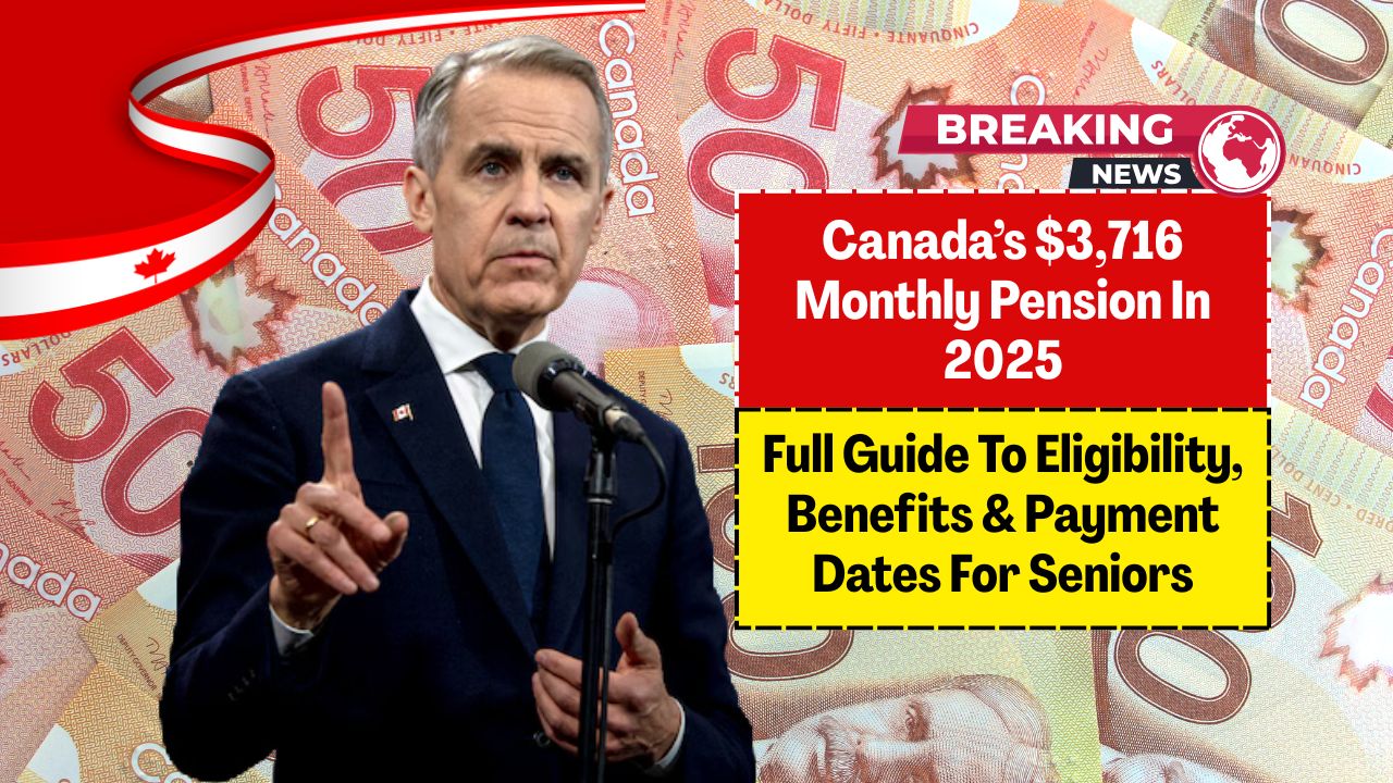 Canada’s $3,716 Monthly Pension In 2025- Full Guide To Eligibility, Benefits & Payment Dates For Seniors
