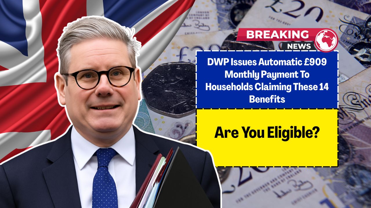 DWP Issues Automatic £909 Monthly Payment To Households Claiming These 14 Benefits – Are You Eligible?