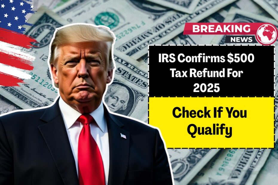 IRS Confirms $500 Tax Refund For 2025—Check If You Qualify