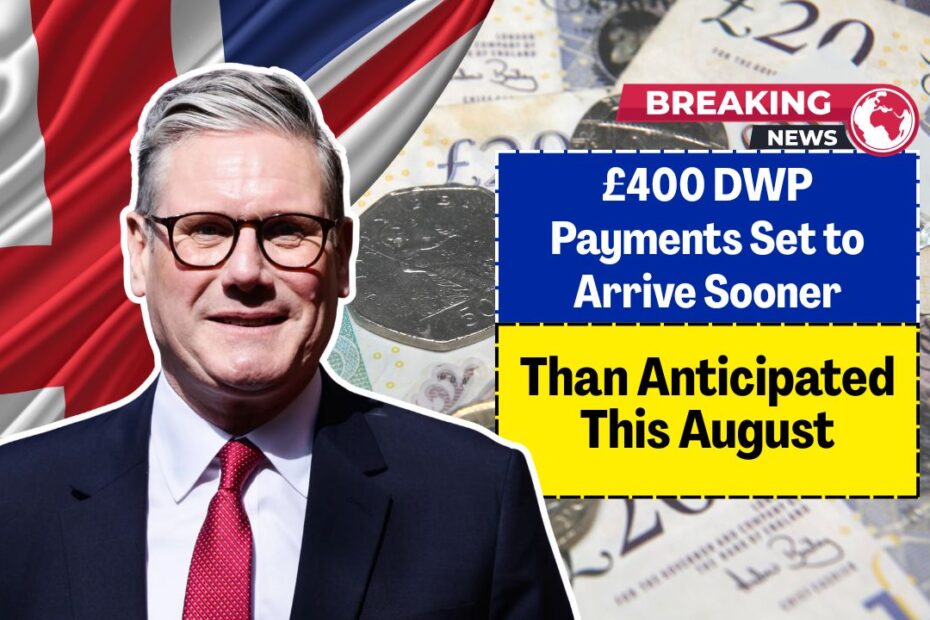£400 DWP Payments Set to Arrive Sooner Than Anticipated This August