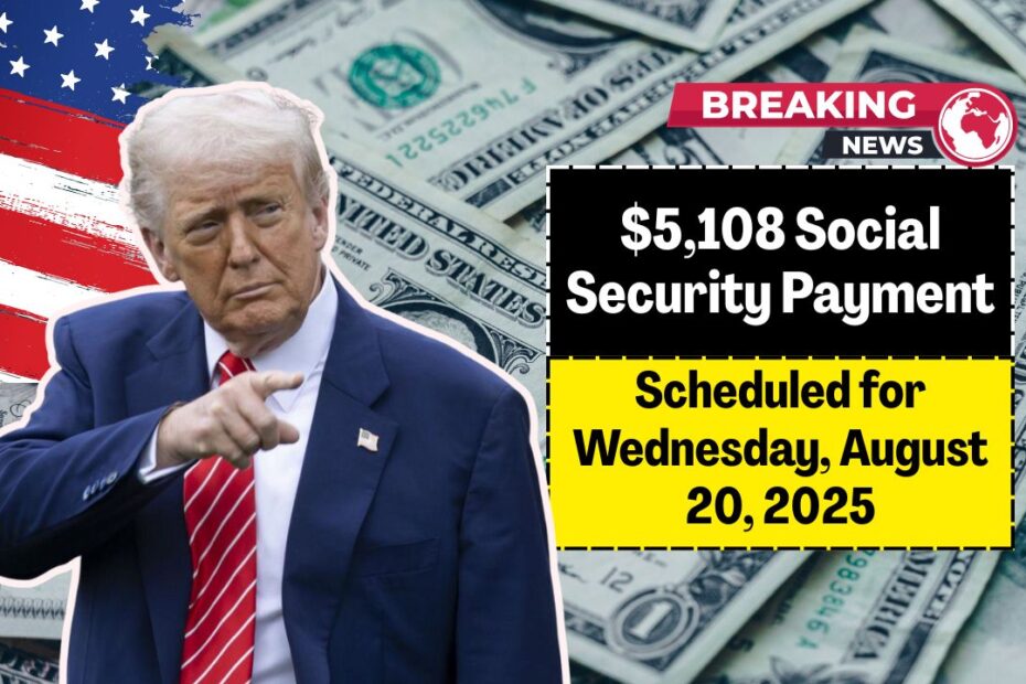 $5,108 Social Security Payment Scheduled for Wednesday, August 20, 2025 – Check Retiree Eligibility Requirements