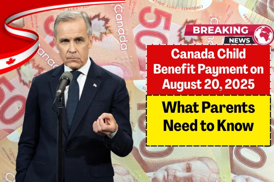 Canada Child Benefit Payment on August 20, 2025: What Parents Need to Know