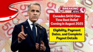 Canada's $430 One-Time Rent Relief Coming in August 2025 – Eligibility, Payment Dates, and Complete Payout Details
