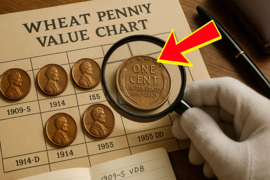 Complete Wheat Penny Value Chart: Know What Your Coin Is Worth