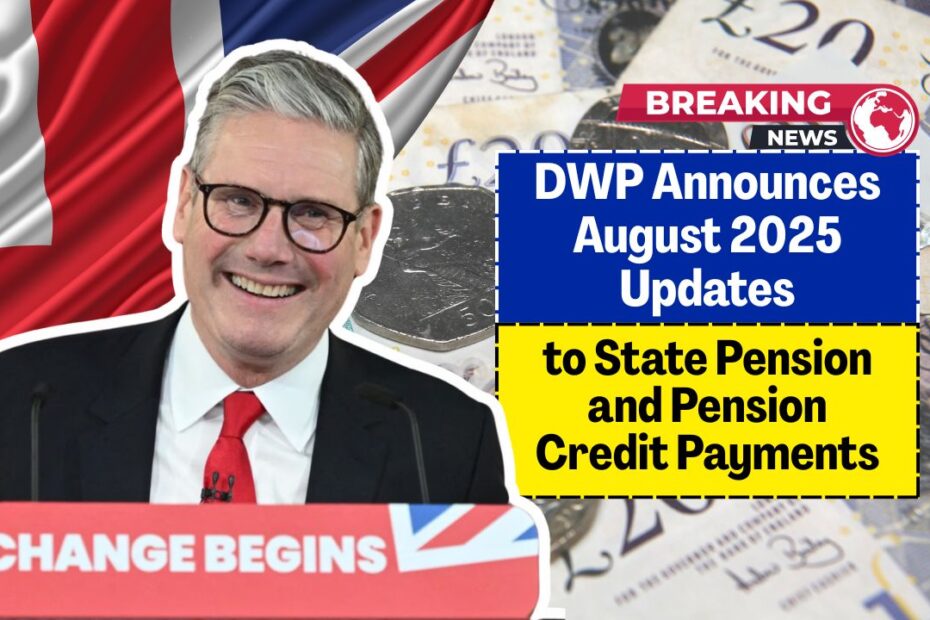 DWP Announces August 2025 Updates to State Pension and Pension Credit Payments