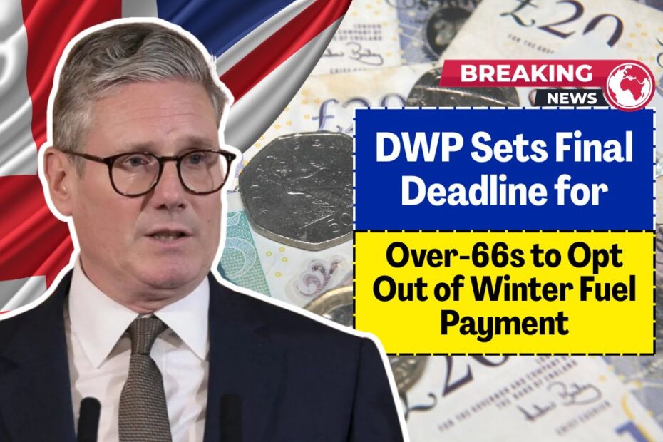 DWP Sets Final Deadline for Over-66s to Opt Out of Winter Fuel Payment