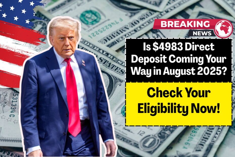 Is $4983 Direct Deposit Coming Your Way in August 2025? Check Your Eligibility Now!