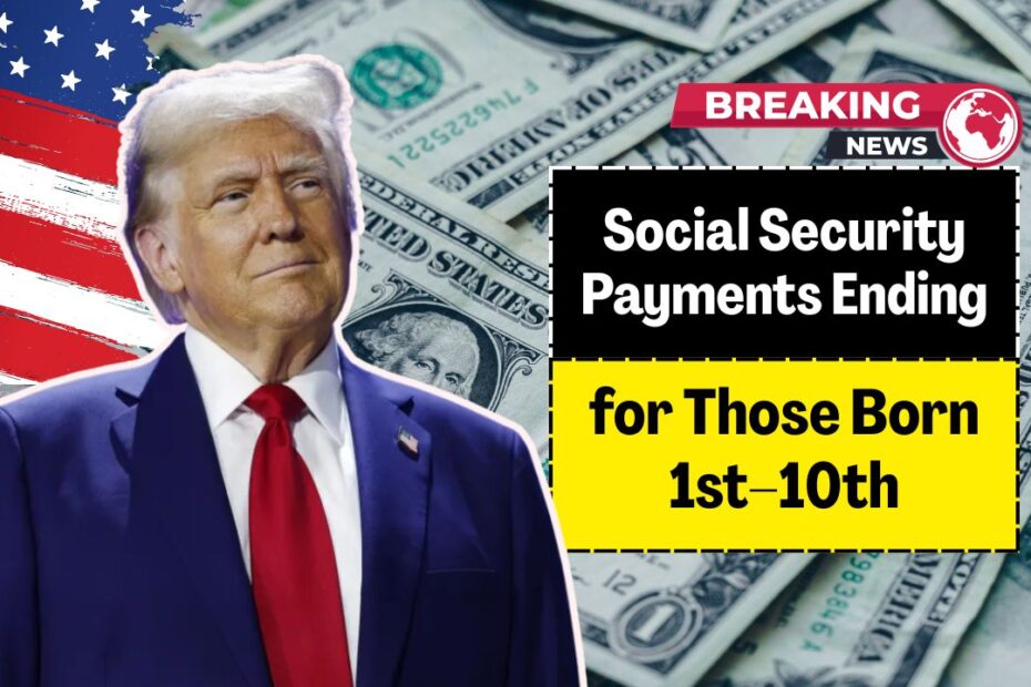 Social Security Payments Ending for Those Born 1st–10th: August 2025 Deposits Pending for Affected Groups