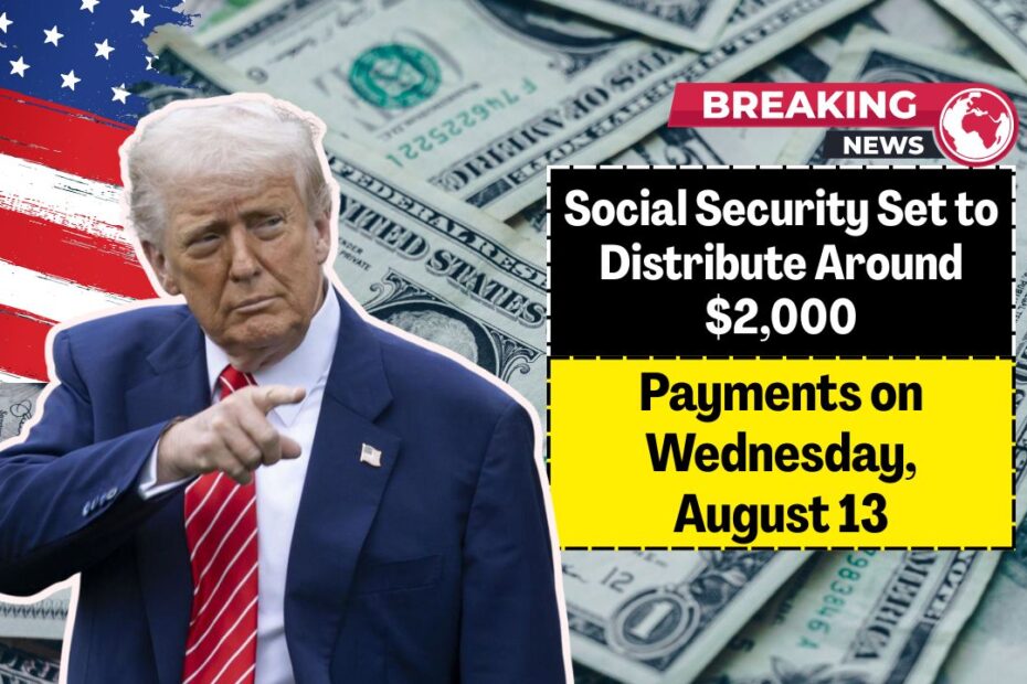 Social Security Set to Distribute Around $2,000 Payments on Wednesday, August 13