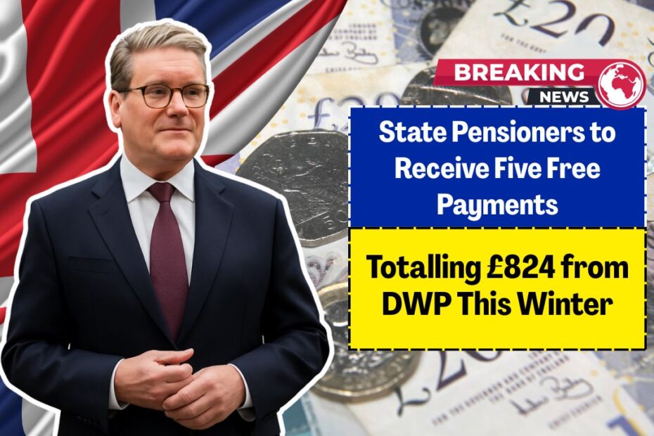 State Pensioners to Receive Five Free Payments Totalling £824 from DWP This Winter