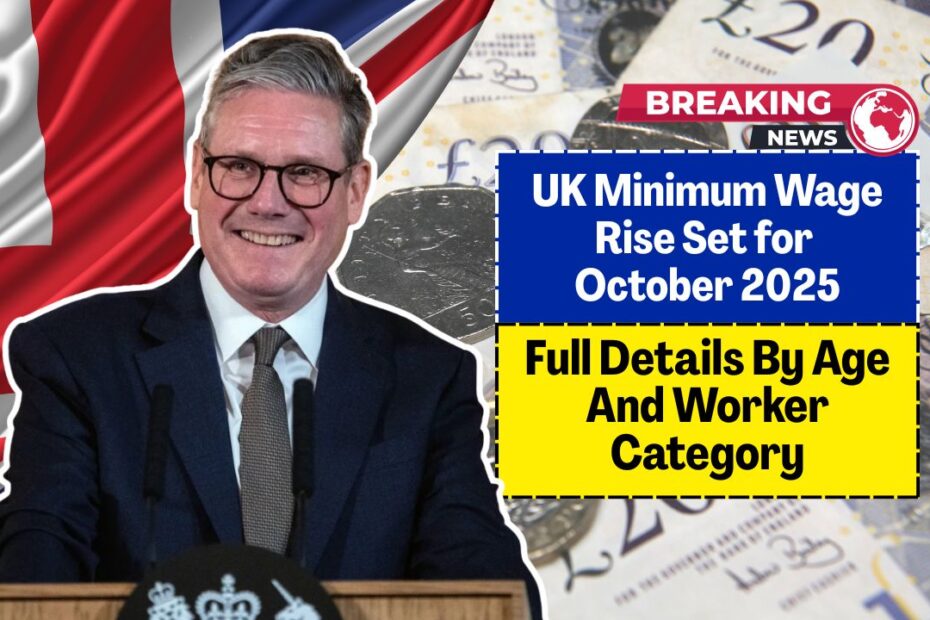 UK Minimum Wage Rise Set for October 2025 – Full Details By Age And Worker Category